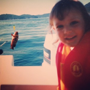 My First Fish! Caught off of Pender Island on my Grandpa's boat